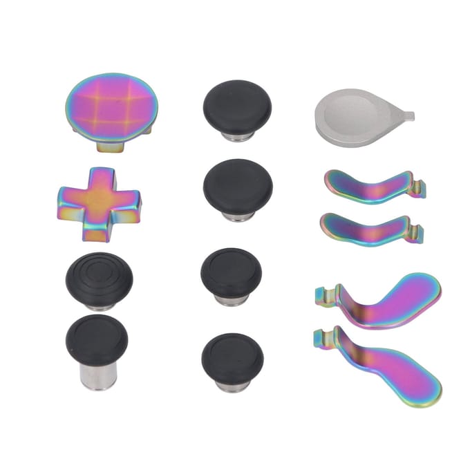Pack complet de composants pour manette de jeu Elite Series 2, station de charge, joysticks, palettes, croix directionnelles black
