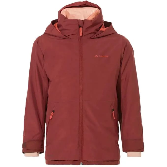 Vaude Casarea 3in1 Ii Afneembare Jas Rood 110-116 cm Meisje
