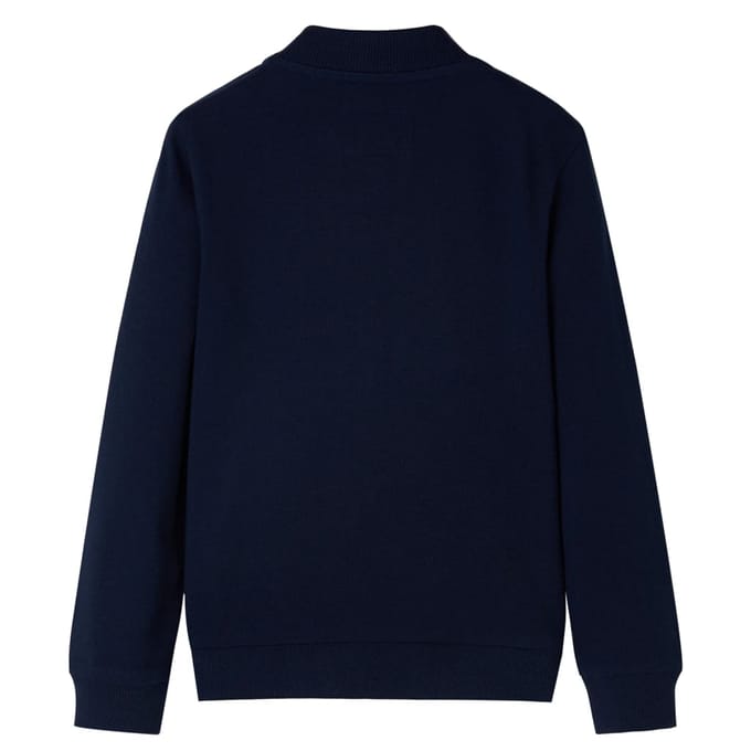 vidaXL Kindervest met rits 116 marineblauw