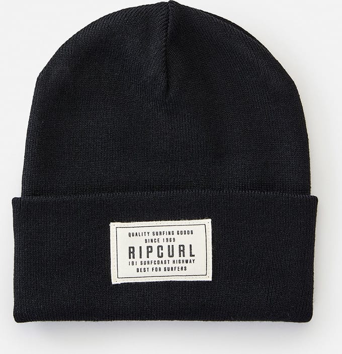 Premium Surf Tall Beanie - Black