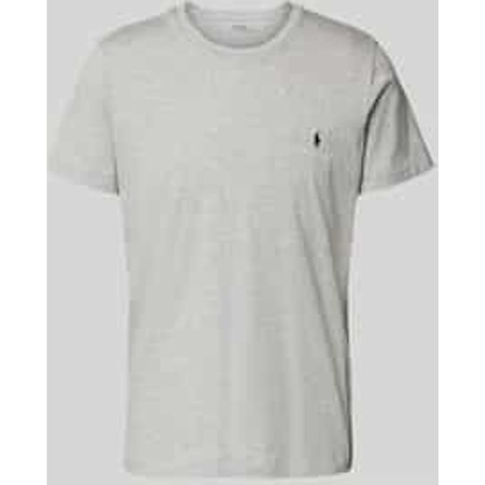 T-shirt met logostitching