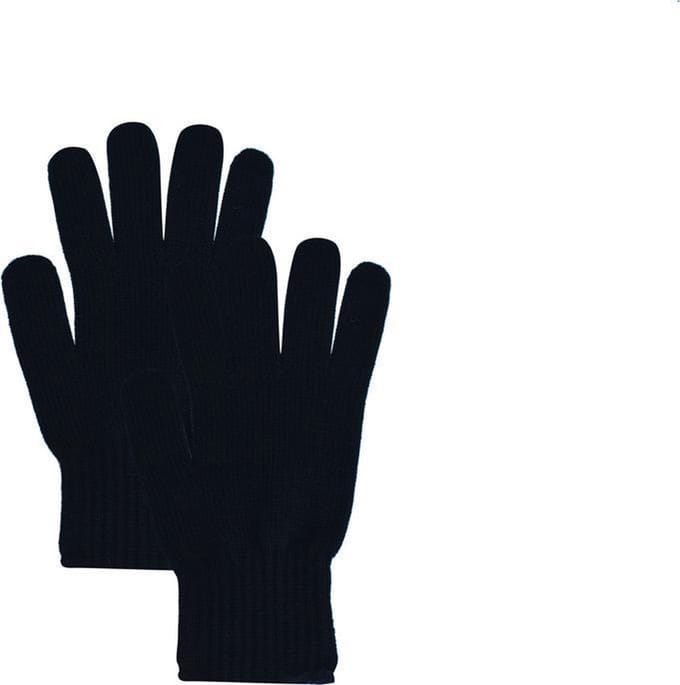 2 Pack Donex heren handschoenen - 100% acryl - zwart