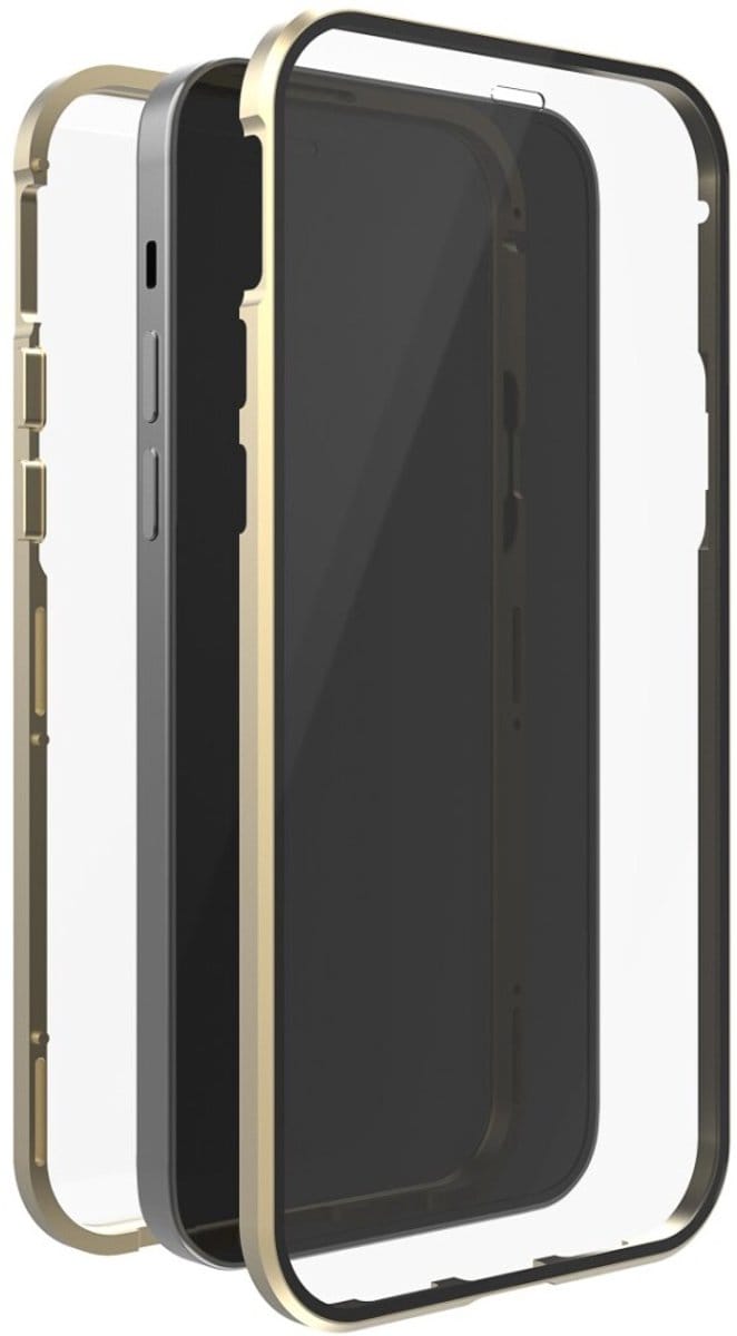 White Diamonds 360 Glas Cover Voor Apple IPhone 14 Goud