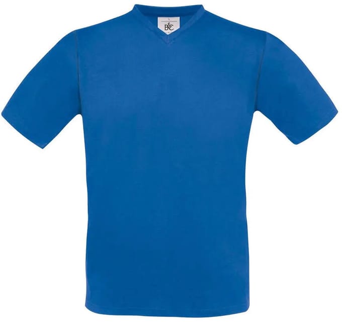 V-hals T-shirt B&C Exact