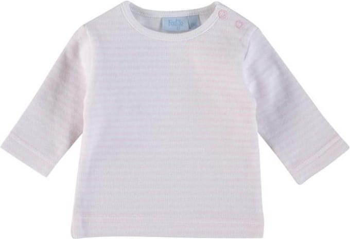 Feetje sweater l/m streep|Roze|MT. 50
