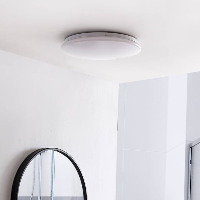 Lindby LED plafondlamp Eovi, Ø 33 cm, wit, 3.000 K, rond
