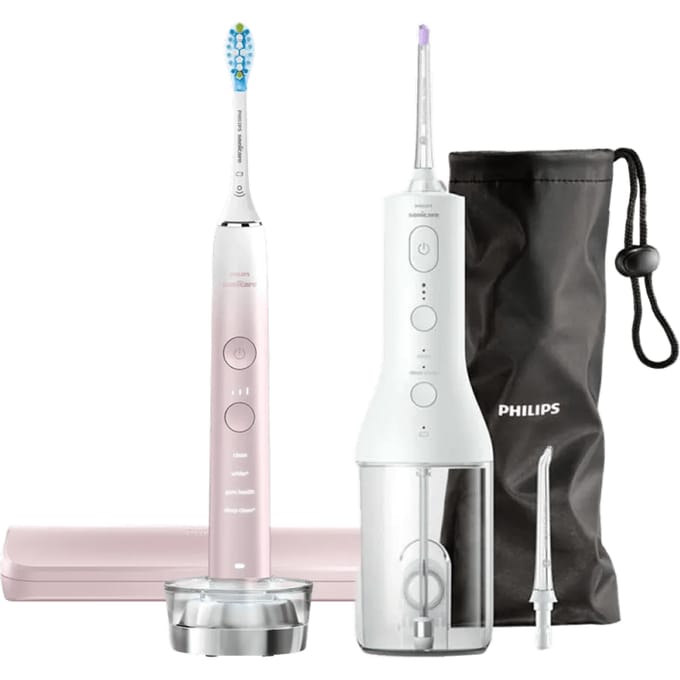 Philips Sonicare DiamondClean 9000 HX9911/84 + Power Flosser Wit