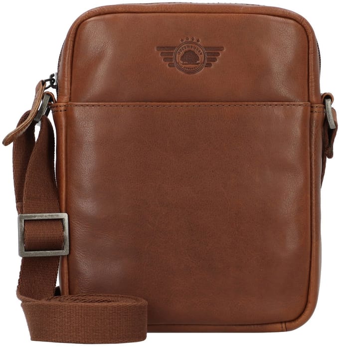 Greenburry Vintage Mini tas Schoudertas Leder 17 cm - Dames - natur
