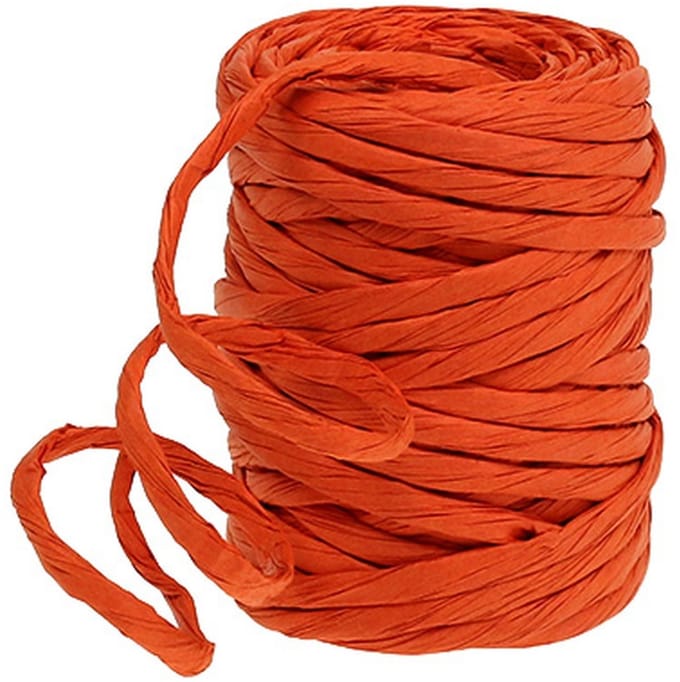 Papierkoord 6mm 23m oranje