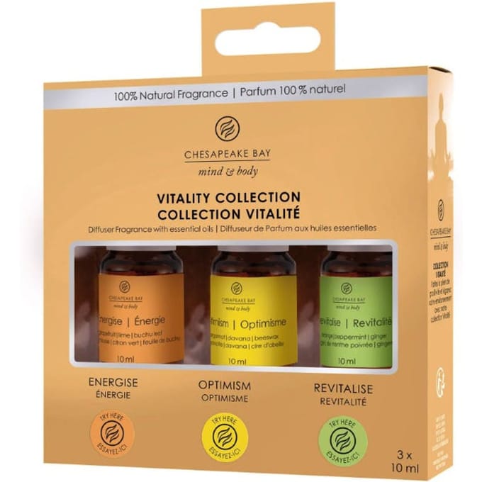 Chesapeake Bay Candle Diffuser Oil Vitality 3 x 10 ml