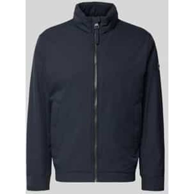 Regular fit gewatteerd jack met opstaande kraag model 'LIGHT'