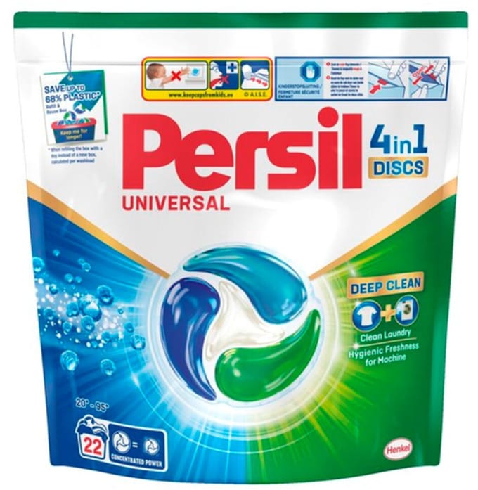 Persil Wasmiddelcapsules Discs Universal - 22 stuks