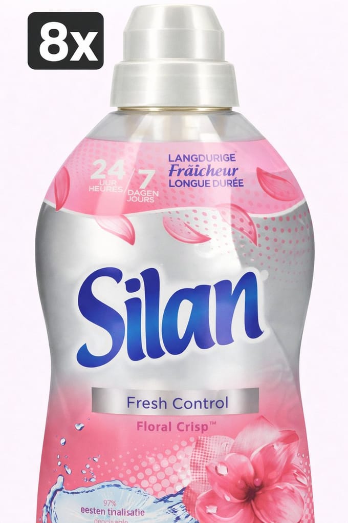 (8x) Silan Wasverzachter - 48sc1056ml - fresh control floral crisp