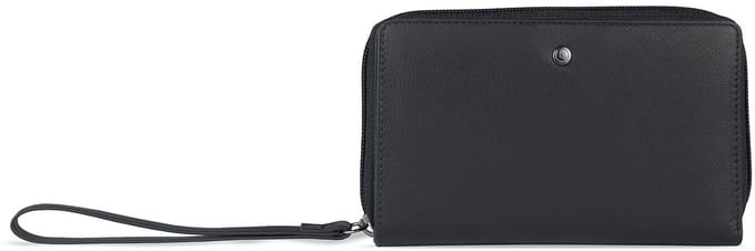 bugatti portemonnee Black Magic Ladies Zip Wallet Black zwart