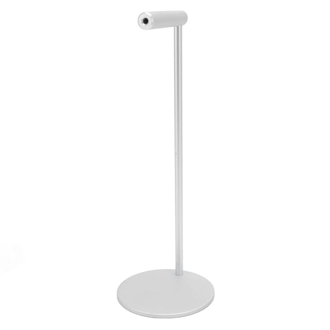 Support Casque Alliage d'Aluminium Support Casque Gaming pour Tous Casques Over Ear On Ear Casques PC Jeu Base Robuste white