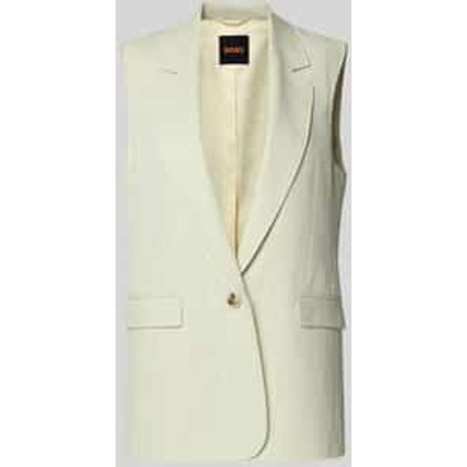 regular fit gilet met linnen model 'JAKILY'