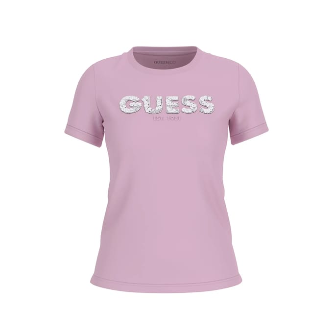 Dames T-shirt Guess Segquins