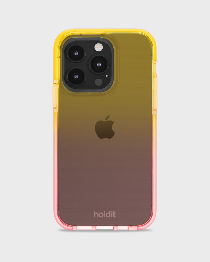Phone case Seethru Gradient Bright Pink/Orange Juice iPhone 14 Pro