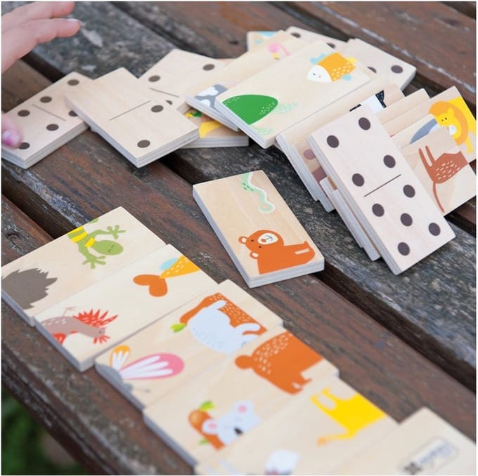 Andreu Speelgoed ANDREU - Dieren puzzel domino