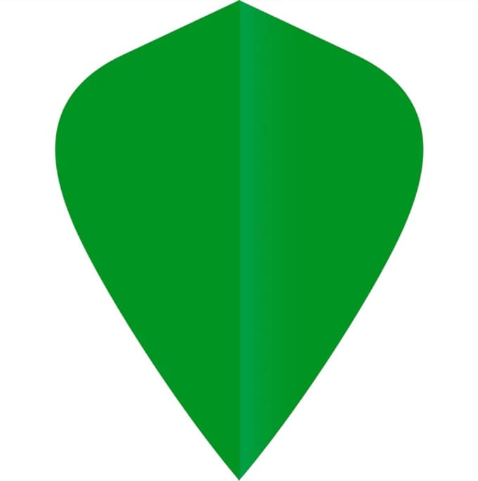 DLDarts - Kite Flights - 75 micron - 1 Set - Groen