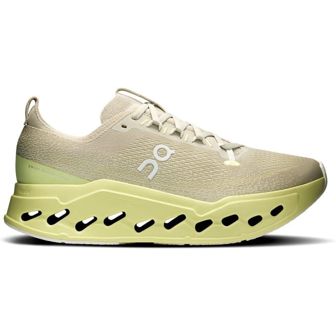 On Cloudsurfer Max 1 Pelican | Limelight Maat: 45 | Hardloopschoenen Outlet | Heren | Beige