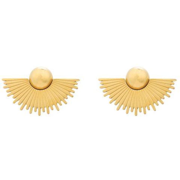 Luxenter Oorbellen met 18-karaats geelgouden afwerking - Hayla