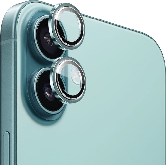 iPhone 16 / 16 Plus Camera Lens Screen Protector Groen - Screenprotector - Camera Protector iPhone 16