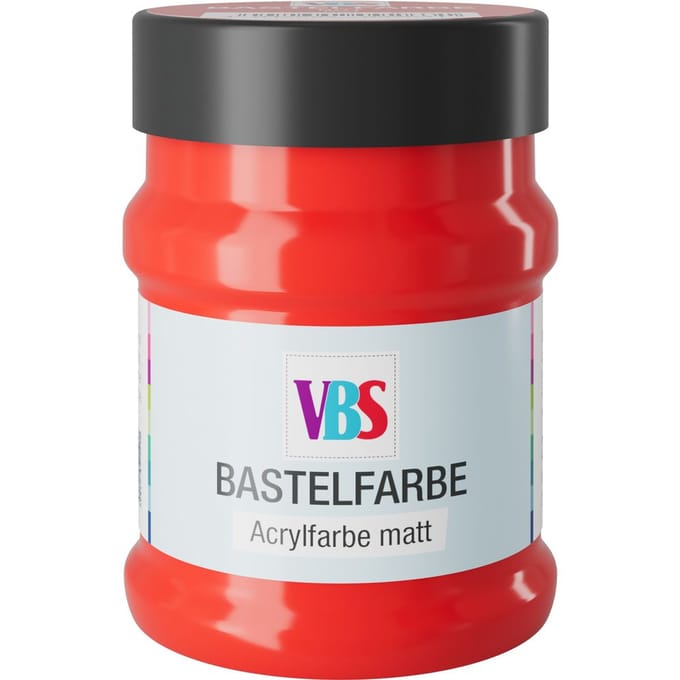 VBS Knutselverf, 230 ml - Rood