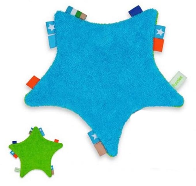 Funnies Tutdoekje Ster Groen/Blauw