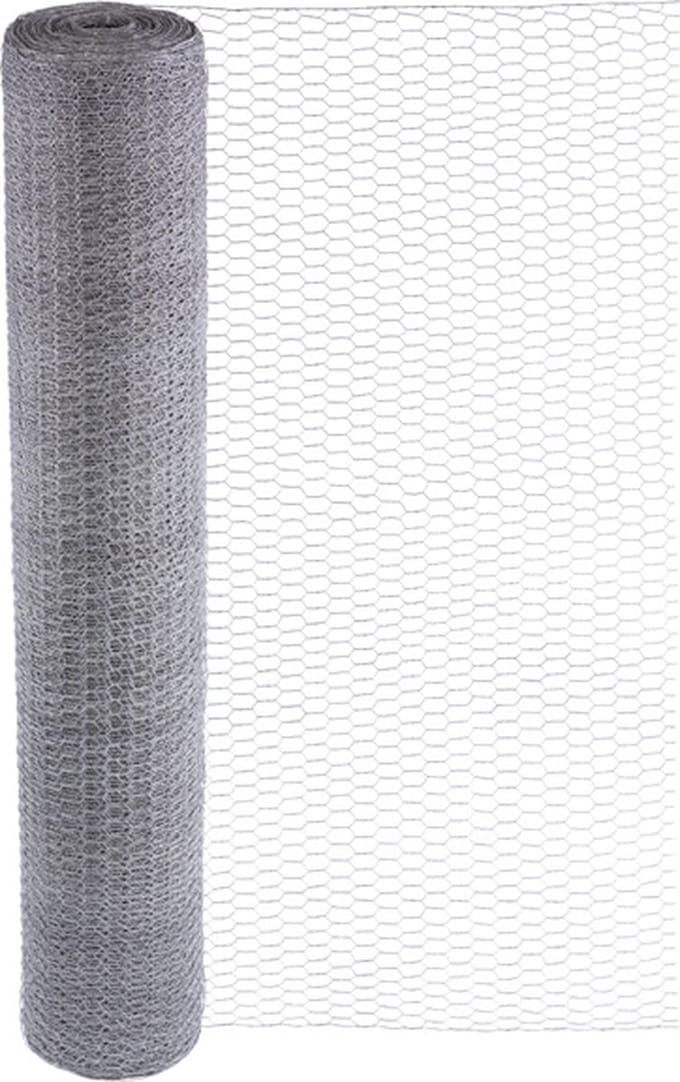 Giga Kippengaas Rol - lxh 25m x 120cm - Metaal