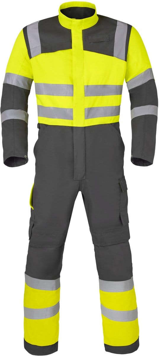 HAVEP Overall High Vis 20444 - Charcoal/Fluo Geel - 52