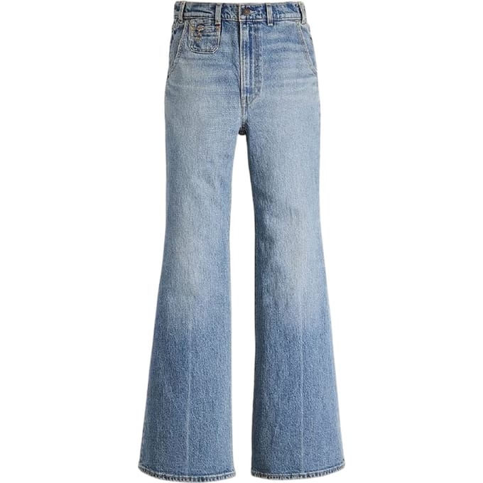 Levis Vintage jeans voor dames met ribcage-motief (Aanstaande zaterdag)