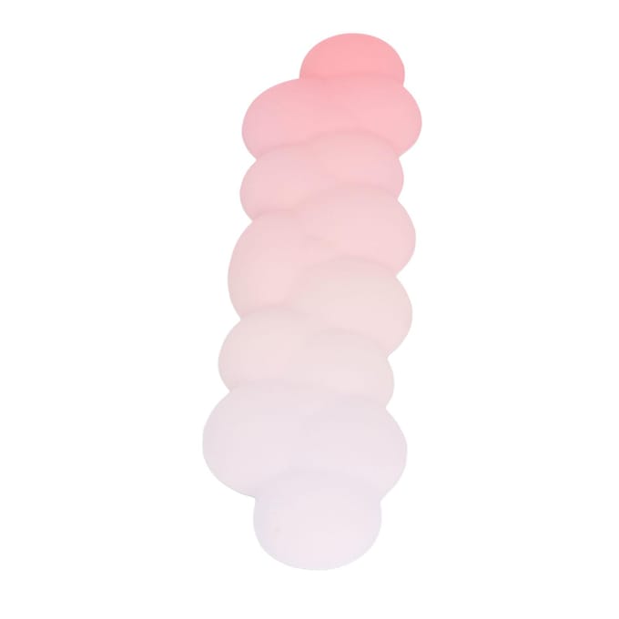 Repose-poignets pour clavier Doux Antidérapant Ergonomique Forme de Nuage Mousse à Mémoire de Forme Coussin de Support pour Poignet de Clavier white