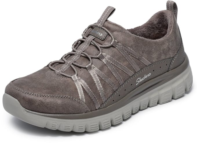 Skechers GRACEFUL-COZY HUG Dames Sneaker Vegan 100889 taupe