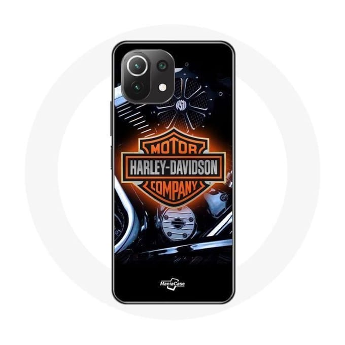 Coque - Harley Davidson - Mi 11 Lite - Souple - Noir - Protection