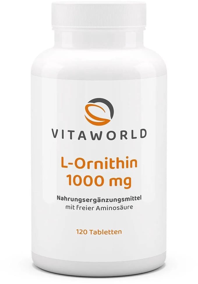 Vitaworld L-ornithine 1000mg 120 tabletten