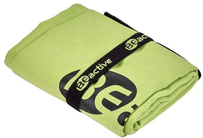 BECO BEactive sporthanddoek - limegroen/zwart - maat M