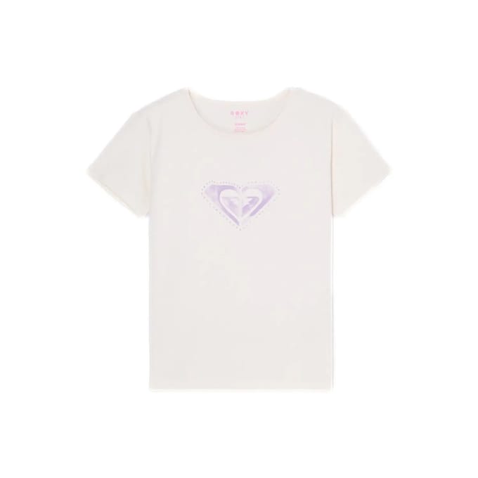 Roxy Lilyregular Nig T-shirt Met Korte Mouwen Wit 16 Years Meisje