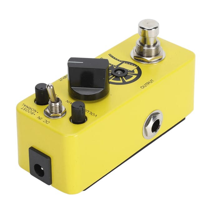Overdrive Pedaal Boost en Normaal 2 Modi True Bypass Overdrive Geluid Elektrische Gitaar Effectpedaal black