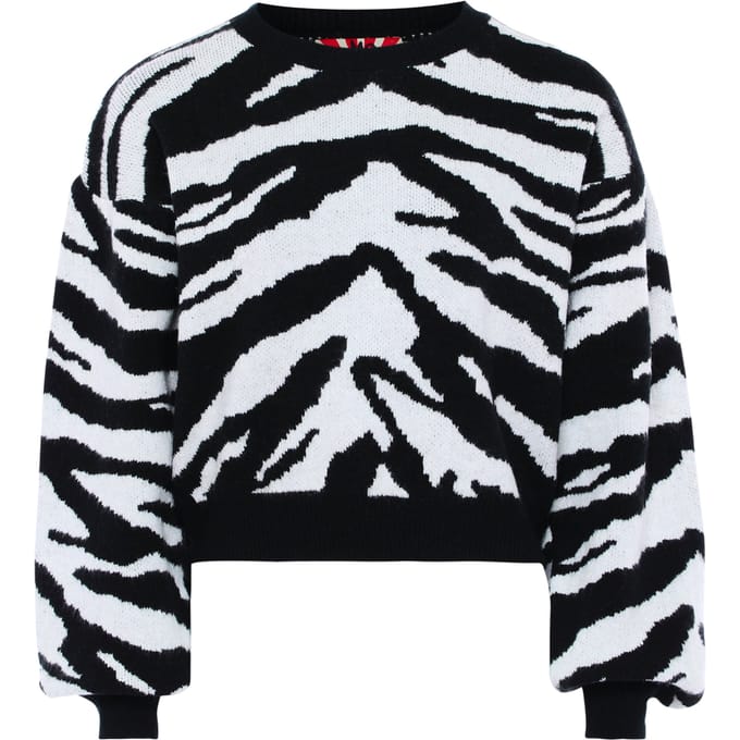 Mymo Jumper Dames zwart en wit