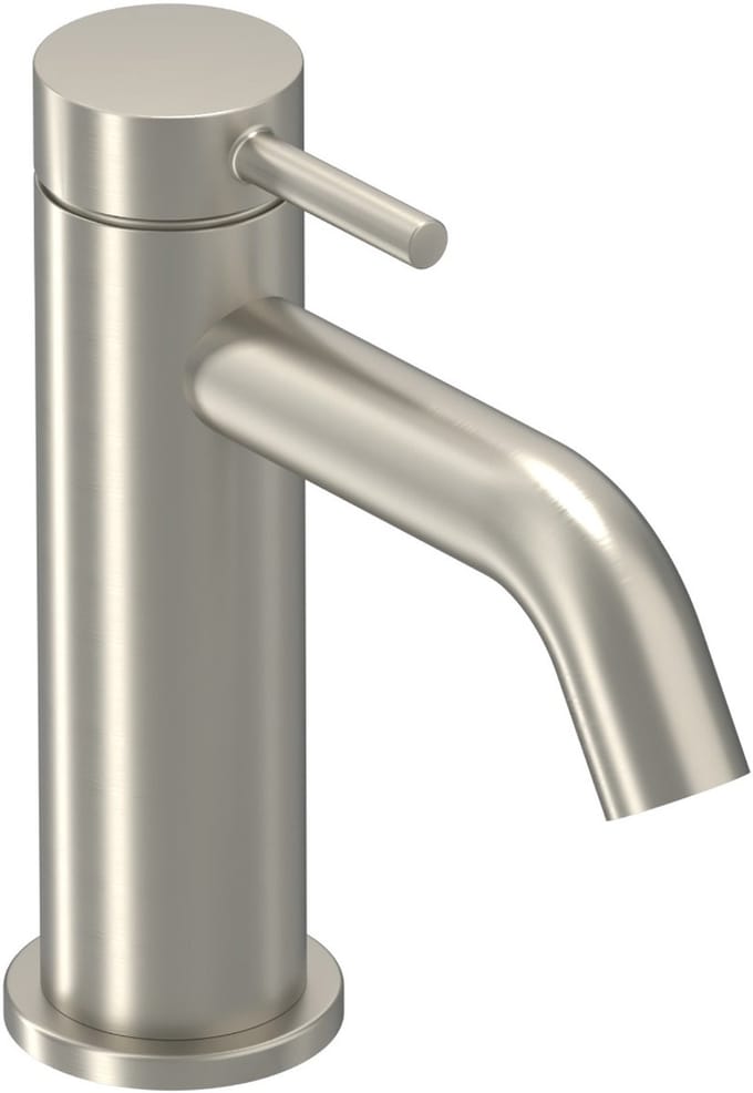 IVY Bond Eenhendel wastafelmengkraan opbouw model S, coldstart Geborsteld nickel PVD