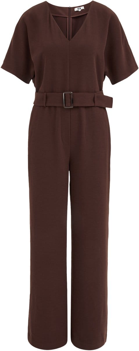 WE Fashion Dames jumpsuit met ceintuur