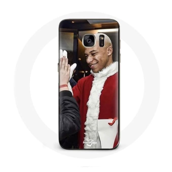 Coque pour Samsung Galaxy S6 Mbappé Foot Joyeux noël