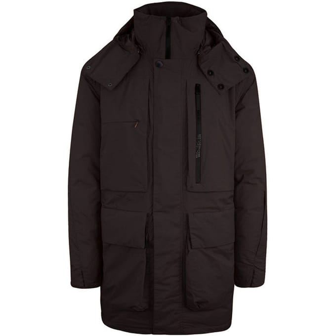 Jack Wolfskin Tech Lab heren donkerbruin parka jack