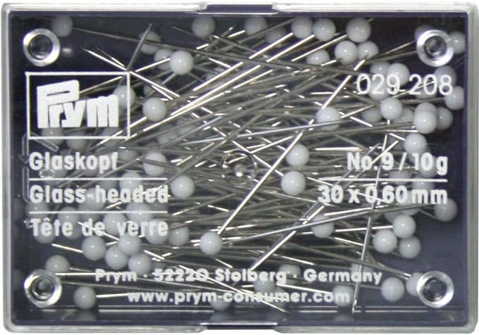 Glas Kopspelden 0.60 x 30mm - 10g