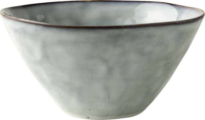 Dutch Rose Organic Kommen - Ø14 cm - Stoneware Handgemaakt - Blauw