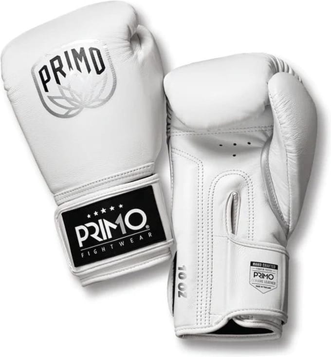 Primo Emblem 2.0 White Seraph Bokshandschoenen - Echt Leer - Wit 14 oz