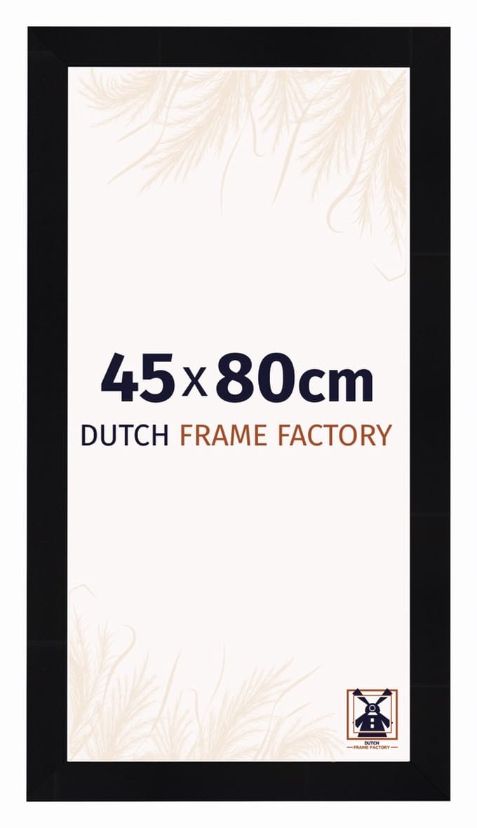 Fotolijst 45x80 cm - MDF - Zwart Hoogglans - Praag