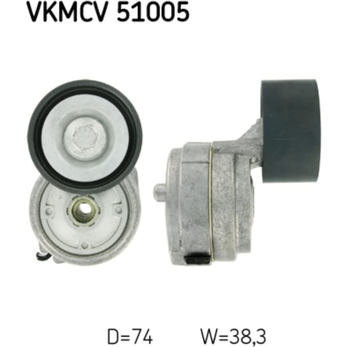 Spanpoelie, V-riem SKF VKMCV 51005