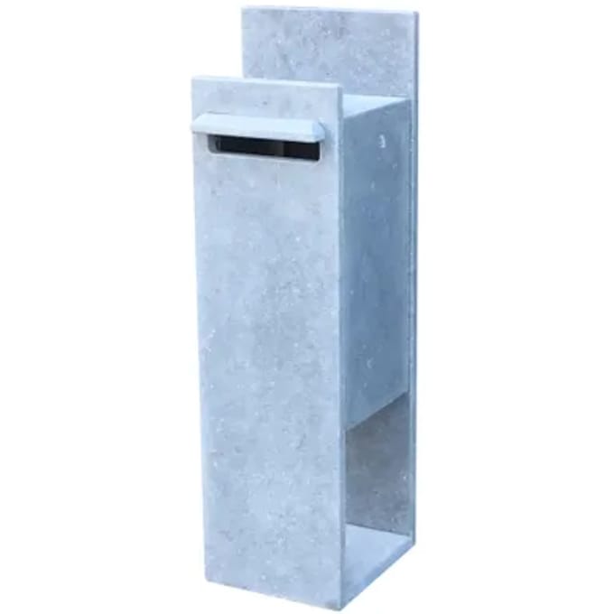 Pakketbrievenbus Compostella Left Xl - Natuursteen - Blauwe Steen - 40x115x40cm